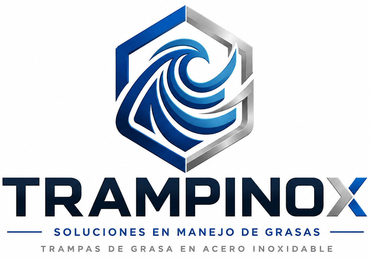 Logo Trampinox. Trampas de grasas